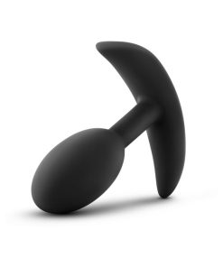 Luxe Wearable Vibra Slim Plug Small Black