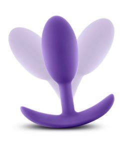 Luxe Wearable Vibra Slim Plug Medium Purple