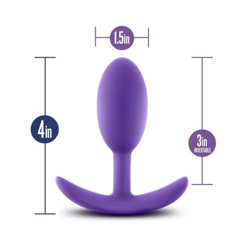 Luxe Wearable Vibra Slim Plug Medium Purple - Image 8