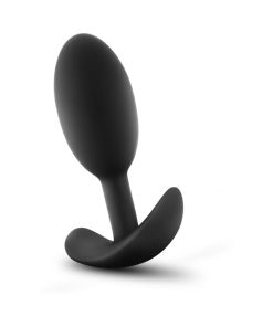 Luxe Wearable Vibra Slim Plug Medium Black