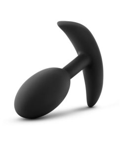 Luxe Wearable Vibra Slim Plug Medium Black