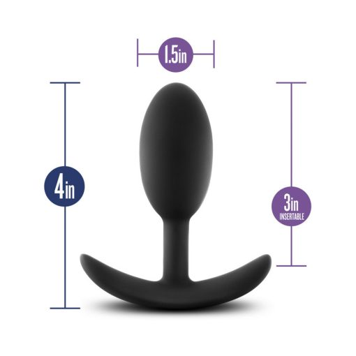 Luxe Wearable Vibra Slim Plug Medium Black - Image 8