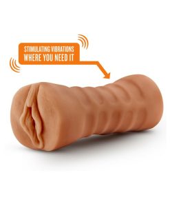M For Men Sofia Vagina Stroker With Bullet Vibrator Tan