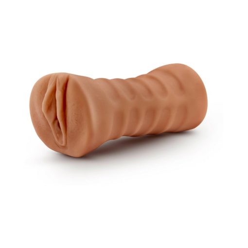 M For Men Julieta Vagina Stroker With Bullet Vibrator Tan - Image 3
