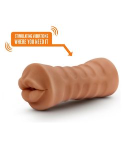 M For Men Isabella Oral Stroker With Bullet Vibrator Tan