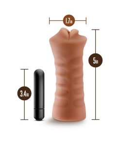 M For Men Isabella Oral Stroker With Bullet Vibrator Tan