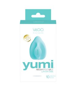 Vedo Yumi Rechargeable Finger Vibe - Tease Me Turquoise