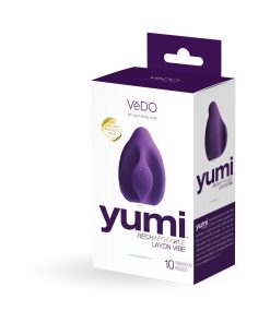 Vedo Yumi Rechargeable Finger Vibe - Deep Purple