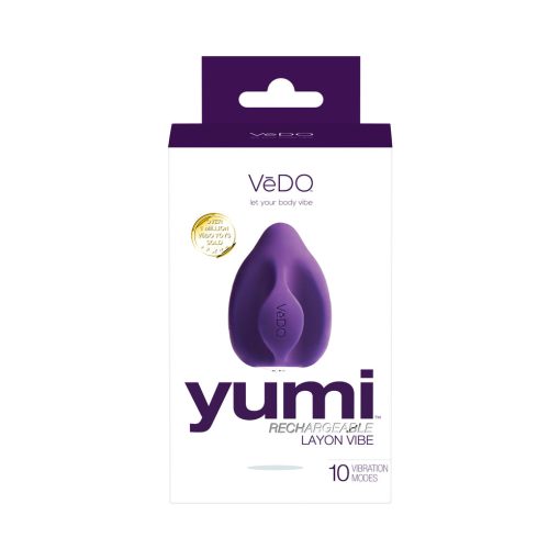 Vedo Yumi Rechargeable Finger Vibe - Deep Purple - Image 5