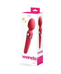 Vedo Wanda Rechargeable Wand Vibe - Foxy Pink