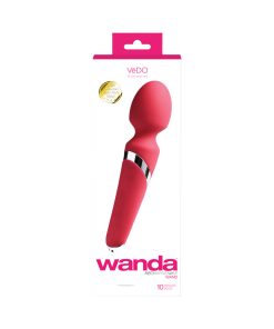 Vedo Wanda Rechargeable Wand Vibe - Foxy Pink