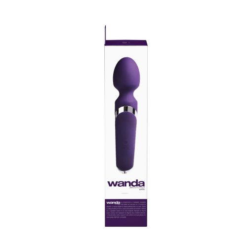 Vedo Wanda Rechargeable Wand Vibe - Deep Purple - Image 6