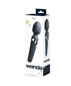 Vedo Wanda Rechargeable Wand Vibe - Just Black