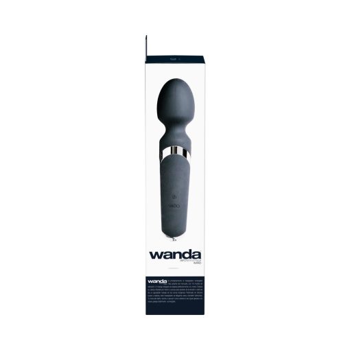 Vedo Wanda Rechargeable Wand Vibe - Just Black - Image 5