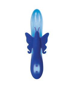 Evolved Firefly Rechargeable Silicone Dual Stimulator Blue/Pink