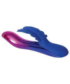 Evolved Firefly Rechargeable Silicone Dual Stimulator Blue/Pink