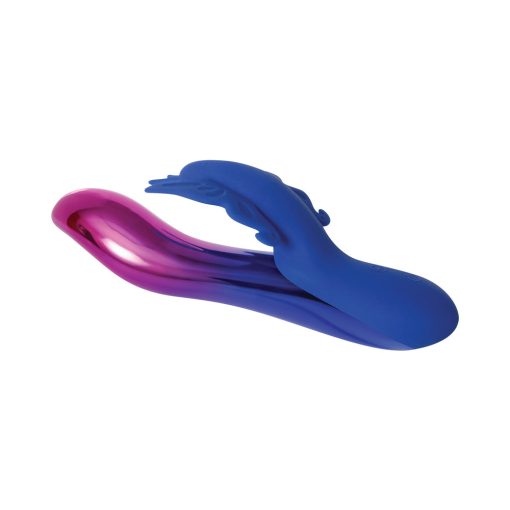 Evolved Firefly Rechargeable Silicone Dual Stimulator Blue/Pink - Image 6