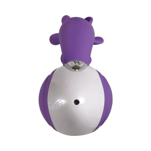 Evolved Tilt-O-Whirl Dual Stimulation Vibrator With Spinning Clit Stimulator Purple - Image 8