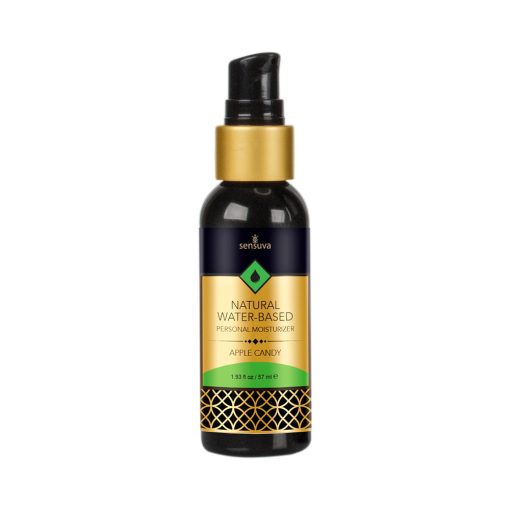 Sensuva Natural Water-Based Personal Lubricant Apple Candy 2 Oz.