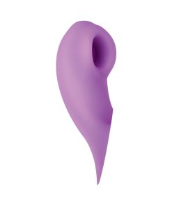 Evolved Super Sucker Rechargeable Thumping Suction Silicone Dual Stimulator Purple