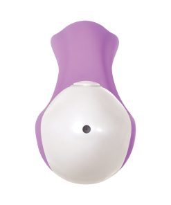 Evolved Super Sucker Rechargeable Thumping Suction Silicone Dual Stimulator Purple