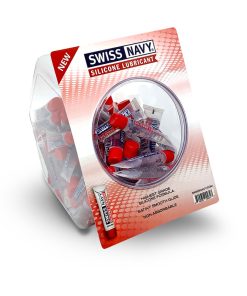 Swiss Navy Silicone Lubricant 10 Ml Tube 100-Piece Fishbowl Display