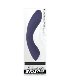 Evolved Coming Strong Rechargeable Silicone G-Spot Vibrator Purple
