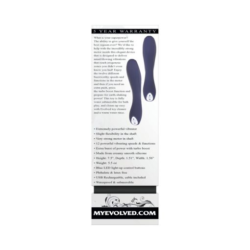 Evolved Coming Strong Rechargeable Silicone G-Spot Vibrator Purple - Image 9