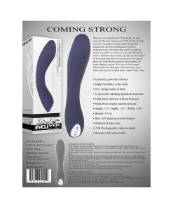 Evolved Coming Strong Rechargeable Silicone G-Spot Vibrator Purple