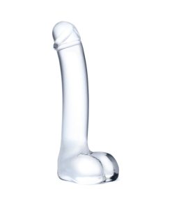 Glas 7 In. Realistic Curved Glass G-Spot Dildo