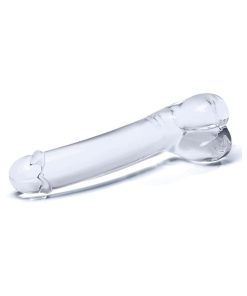 Glas 7 In. Realistic Curved Glass G-Spot Dildo