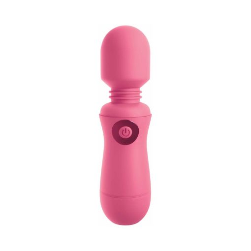 Omg! Wands #Enjoy Silicone Rechargeable Flexible Vibrating Wand Pink - Image 2