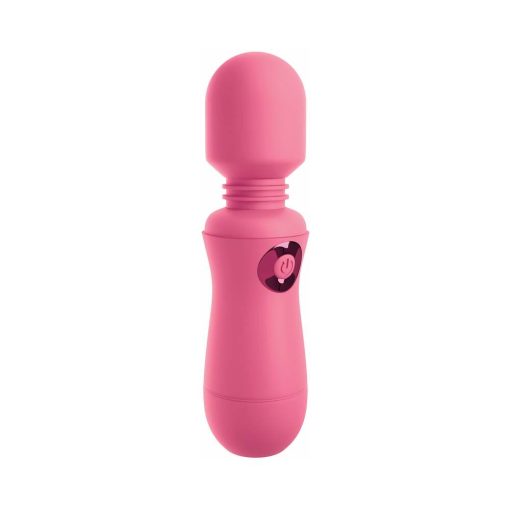 Omg! Wands #Enjoy Silicone Rechargeable Flexible Vibrating Wand Pink - Image 3