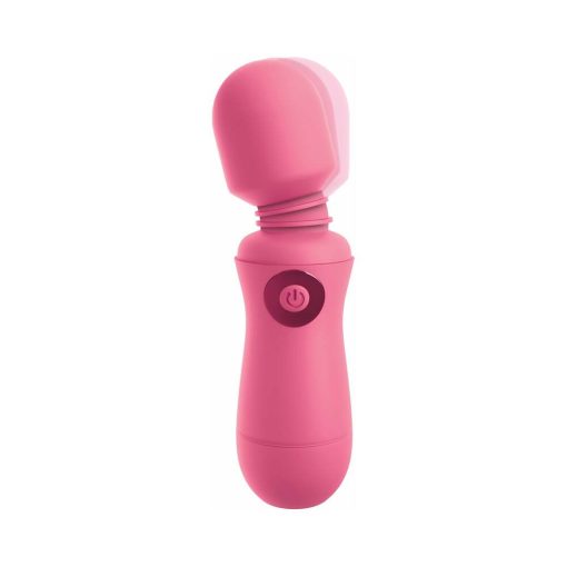 Omg! Wands #Enjoy Silicone Rechargeable Flexible Vibrating Wand Pink - Image 5