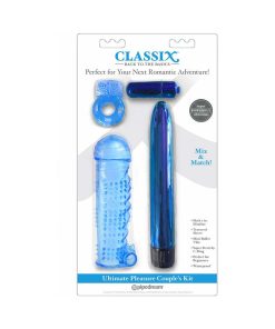 Classix 4-Piece Ultimate Pleasure Couple'S Kit Blue