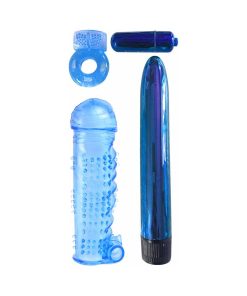 Classix 4-Piece Ultimate Pleasure Couple'S Kit Blue