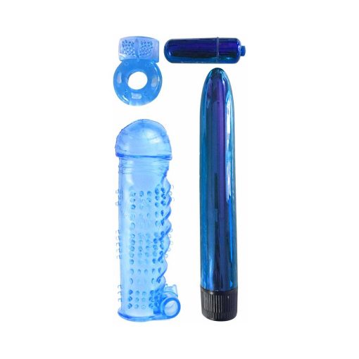 Classix 4-Piece Ultimate Pleasure Couple'S Kit Blue - Image 2