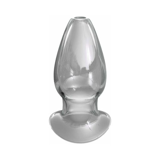 Anal Fantasy Elite Collection Mega Anal Gaper Glass Tunnel Plug Clear - Image 2