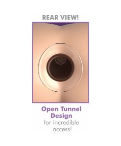 Anal Fantasy Elite Collection Mega Anal Gaper Glass Tunnel Plug Clear