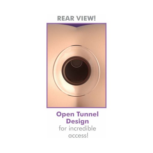 Anal Fantasy Elite Collection Mega Anal Gaper Glass Tunnel Plug Clear - Image 3