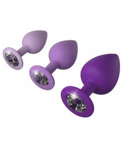 Fantasy For Her 3-Piece Silicone Her Little Gems Trainer Plug Set Purple