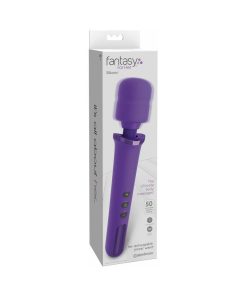 Fantasy For Her Her Rechargeable Power Wand Silicone Vibrator Purple