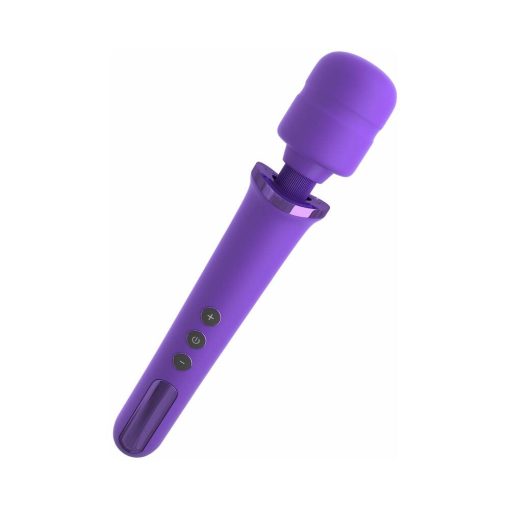 Fantasy For Her Her Rechargeable Power Wand Silicone Vibrator Purple - Image 2