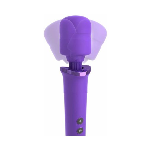 Fantasy For Her Her Rechargeable Power Wand Silicone Vibrator Purple - Image 3