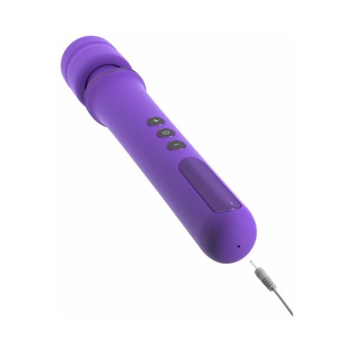 Fantasy For Her Her Rechargeable Power Wand Silicone Vibrator Purple - Image 4