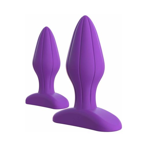Fantasy For Her 2-Piece Silicone Her Designer Love Plug Set Purple - Image 3