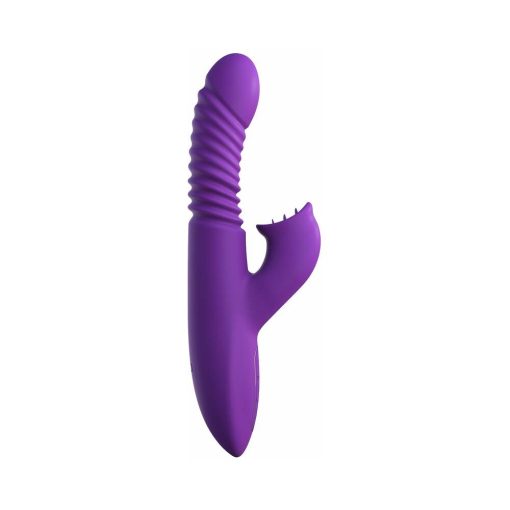 Fantasy For Her Rechargeable Silicone Ultimate Thrusting Clit Stimulate-Her Purple - Image 2
