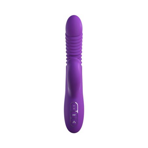 Fantasy For Her Rechargeable Silicone Ultimate Thrusting Clit Stimulate-Her Purple - Image 3