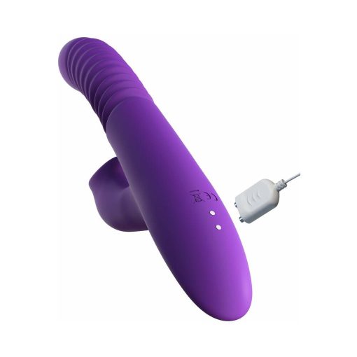 Fantasy For Her Rechargeable Silicone Ultimate Thrusting Clit Stimulate-Her Purple - Image 5