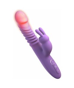 Fantasy For Her Rechargeable Her Thrusting Silicone Rabbit Vibrator Purple